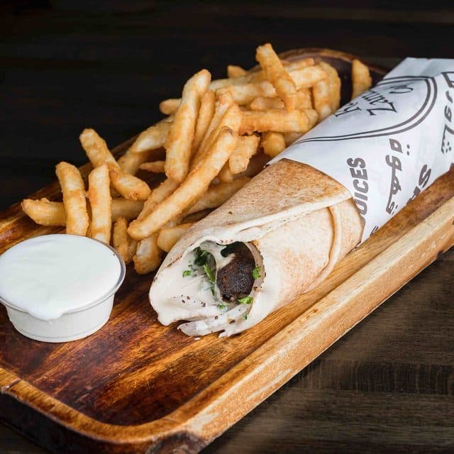 Kafta Kabob Sandwich
